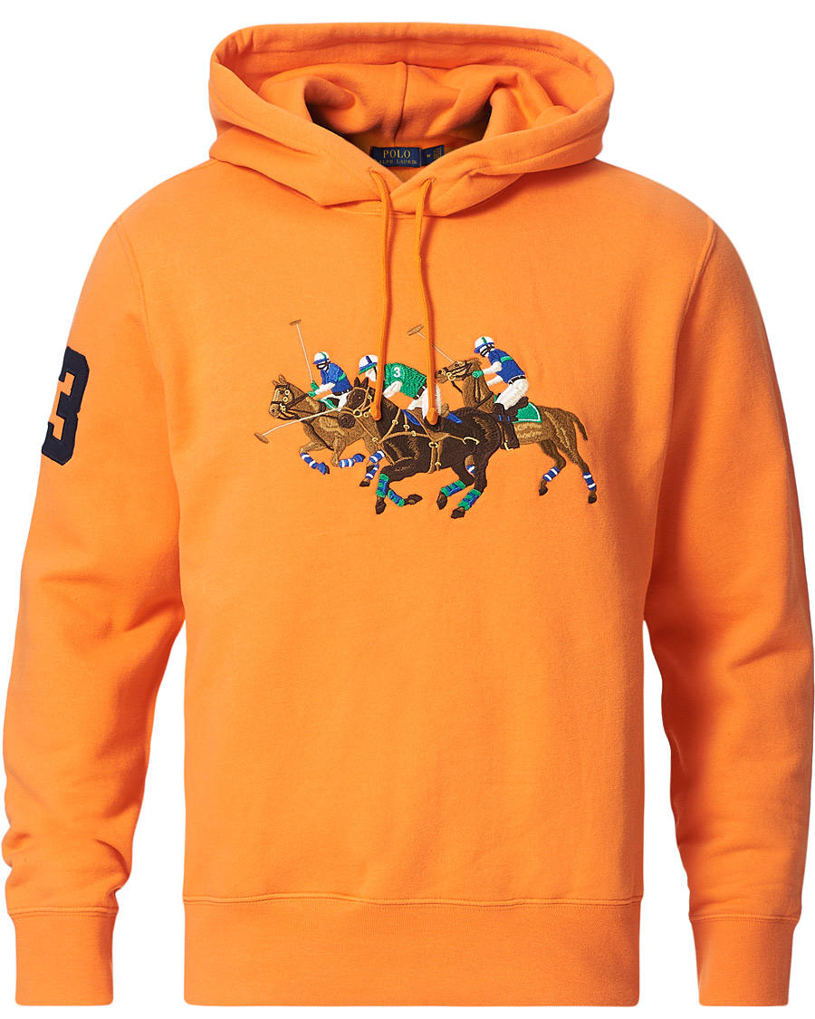 Homme | Pulls Et Tricots | Polo Ralph Lauren | Match Club Magic Fleece Hoodie May Orange