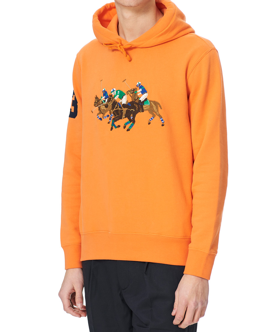 Homme | Pulls Et Tricots | Polo Ralph Lauren | Match Club Magic Fleece Hoodie May Orange