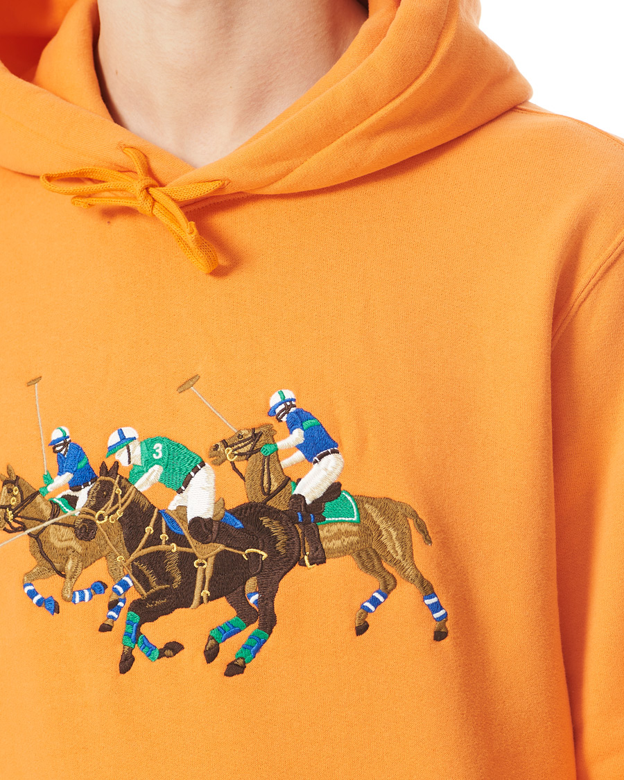 Homme | Pulls Et Tricots | Polo Ralph Lauren | Match Club Magic Fleece Hoodie May Orange