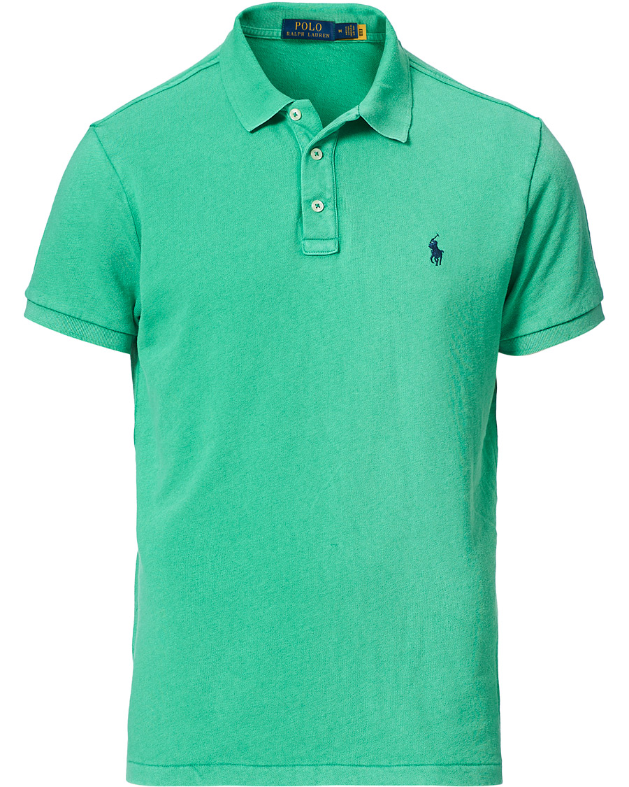 Heren | Polo's | Polo Ralph Lauren | Custom Fit Spa Terry Polo Cabo Green