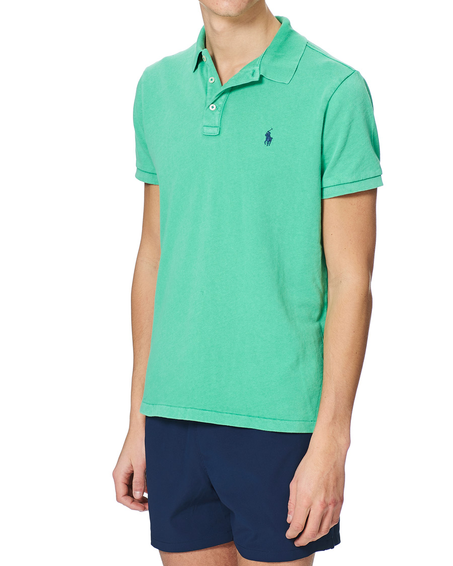 Heren | Polo's | Polo Ralph Lauren | Custom Fit Spa Terry Polo Cabo Green