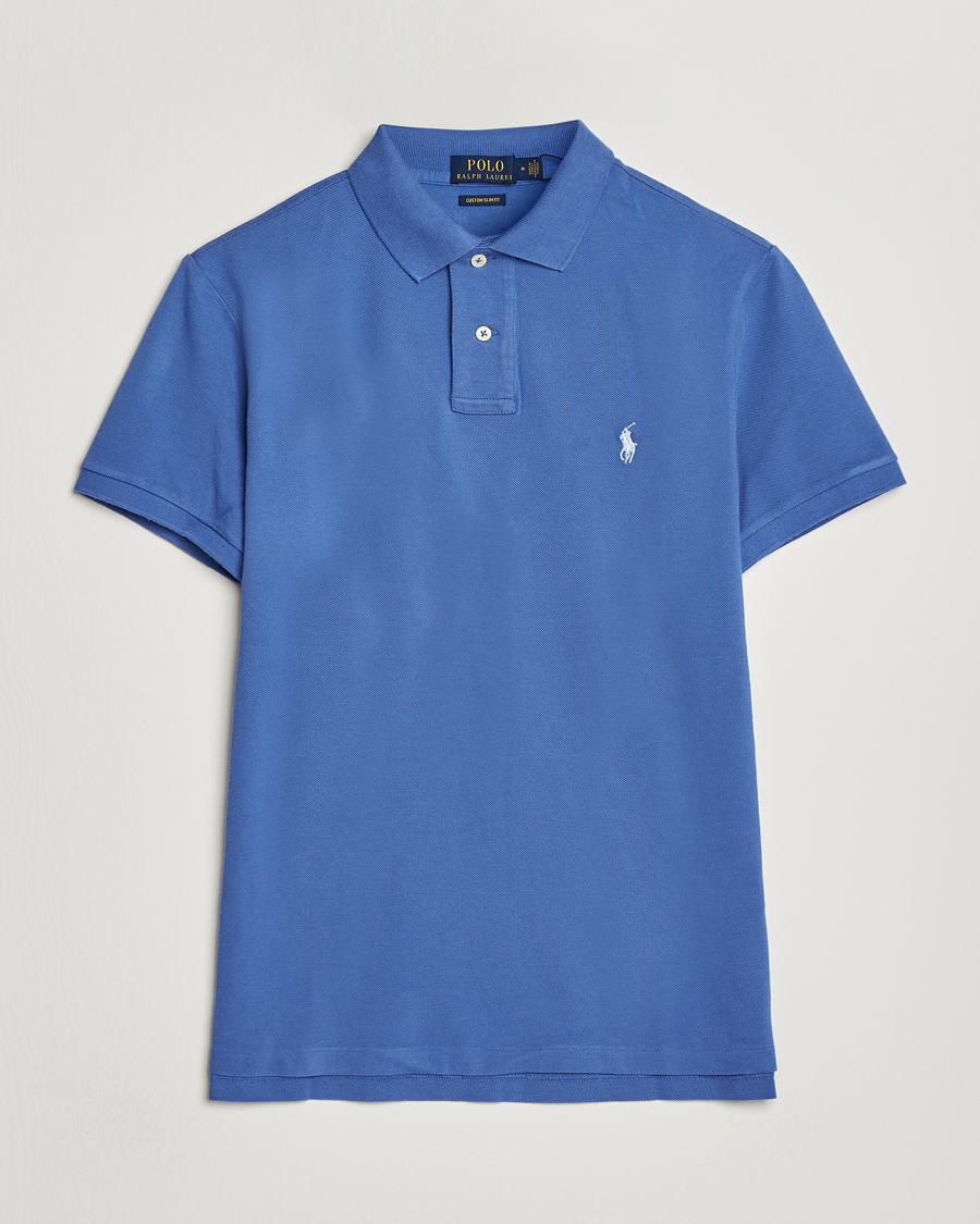 Heren | Polo's | Polo Ralph Lauren | Custom Slim Fit Polo Liberty Blue