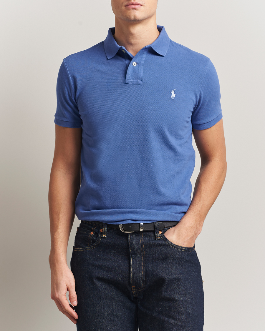 Heren | Polo's | Polo Ralph Lauren | Custom Slim Fit Polo Liberty Blue