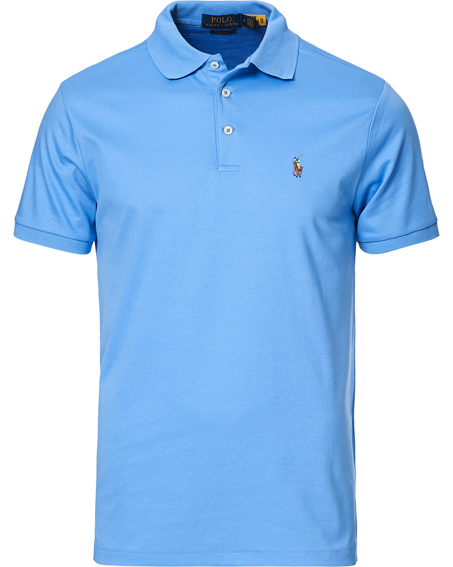 Homme | Polos | Polo Ralph Lauren | Luxury Pima Cotton Polo Harbour Island Blue