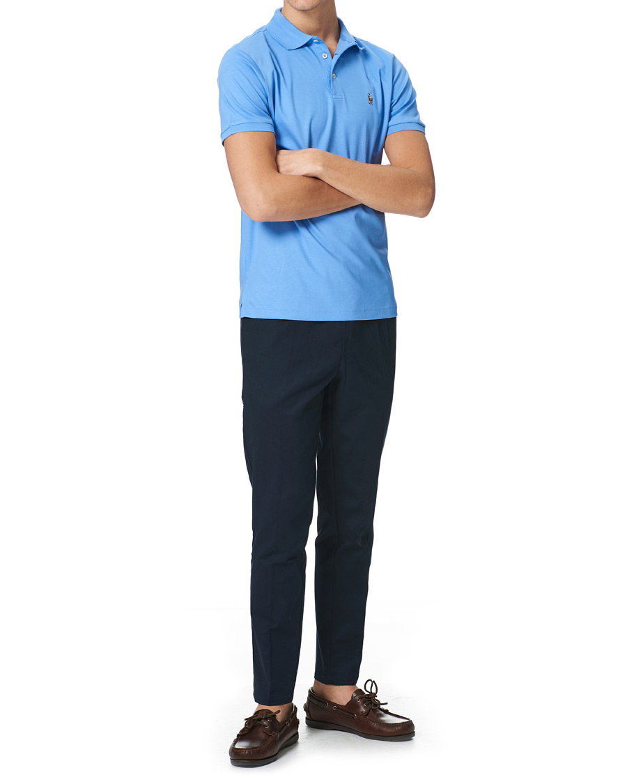 Homme | Polos | Polo Ralph Lauren | Luxury Pima Cotton Polo Harbour Island Blue