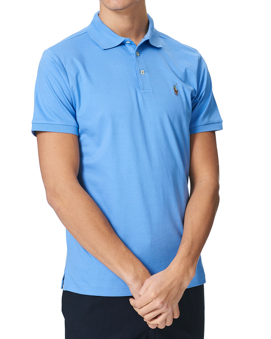 Homme | Polos | Polo Ralph Lauren | Luxury Pima Cotton Polo Harbour Island Blue
