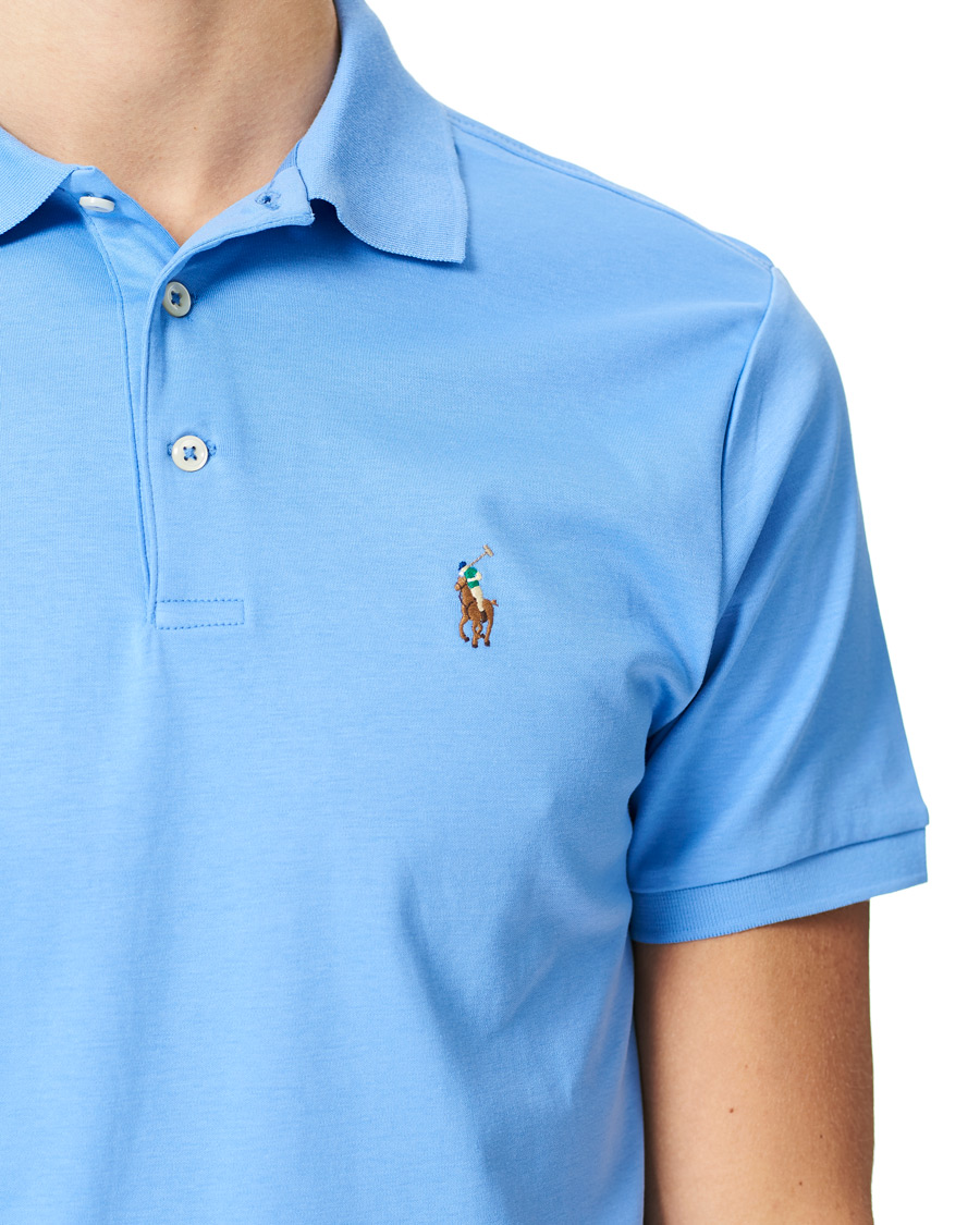 Homme | Polos | Polo Ralph Lauren | Luxury Pima Cotton Polo Harbour Island Blue