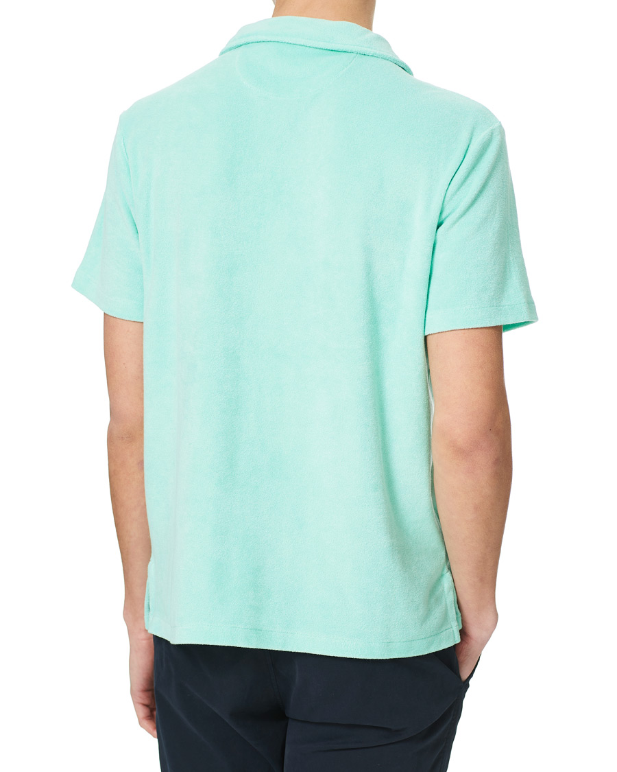 Homme | Polos | Polo Ralph Lauren | Lightweight Cotton Terry Polo Aqua Verde