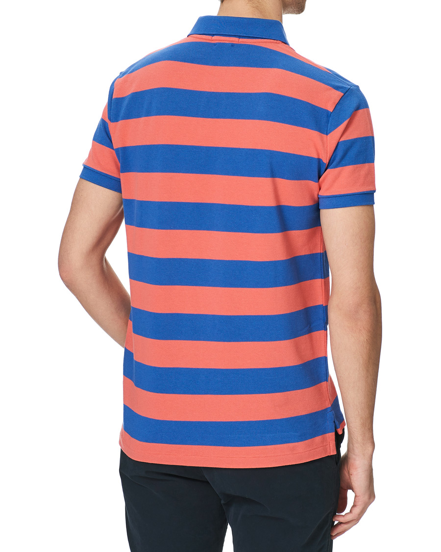 Homme | Polos | Polo Ralph Lauren | Custom Slim Fit Striped Polo Red/Blue