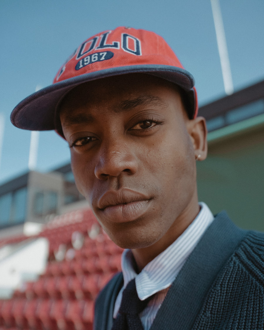 Homme | Polo Ralph Lauren Retro Cotton/Twill Cap Starboard Red | Polo Ralph Lauren | Retro Cotton/Twill Cap Starboard Red