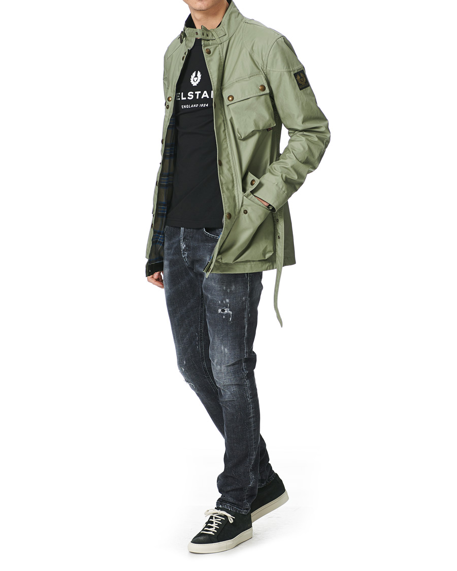 Homme | Manteaux Et Vestes | Belstaff | Trialmaster Waxed Jacket Laurel Green