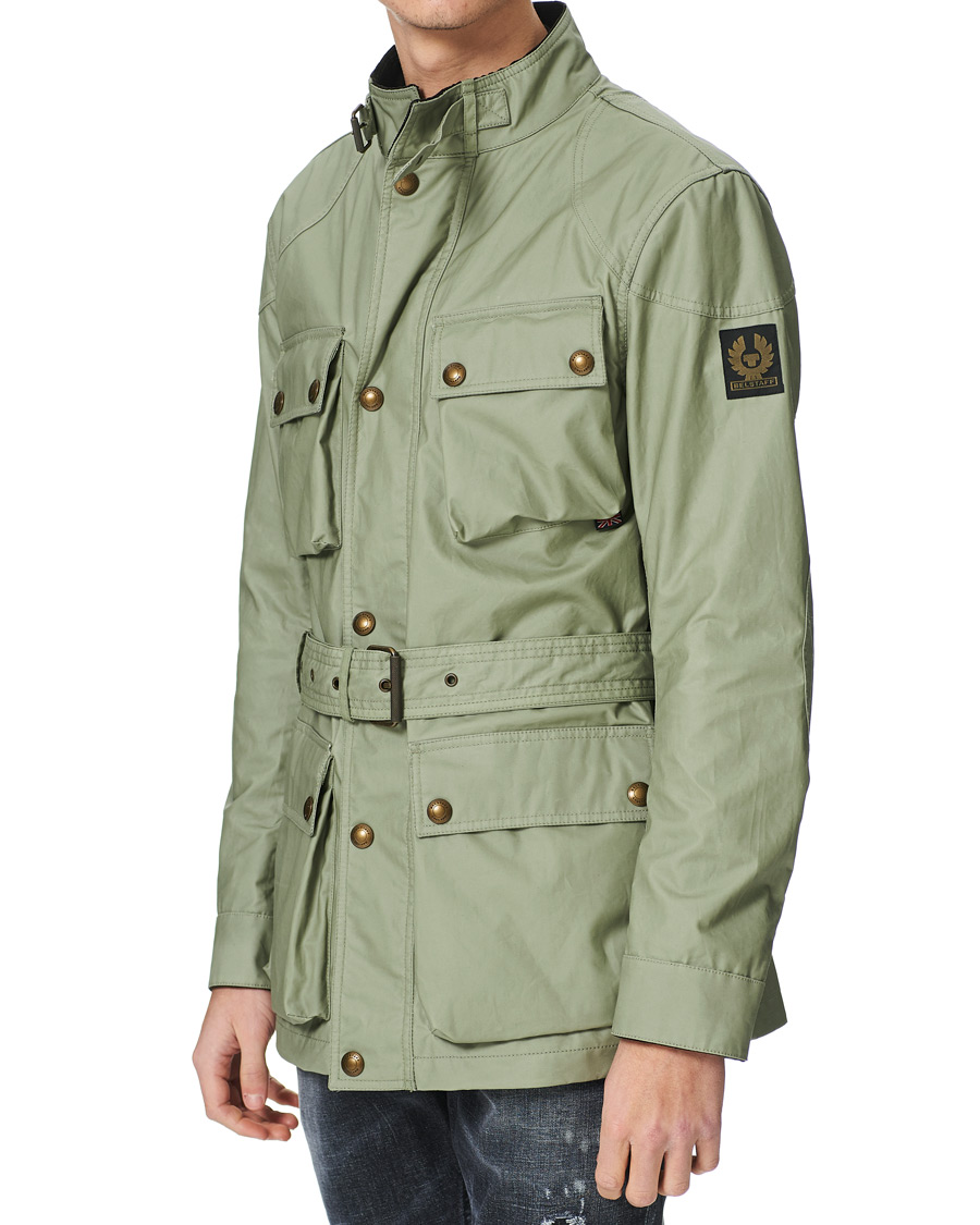 Homme | Manteaux Et Vestes | Belstaff | Trialmaster Waxed Jacket Laurel Green