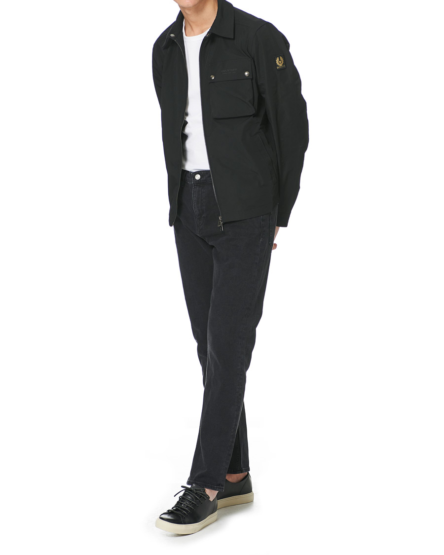 Homme | Chemises | Belstaff | Wayfare Memory Shell Zip Overshirt Black
