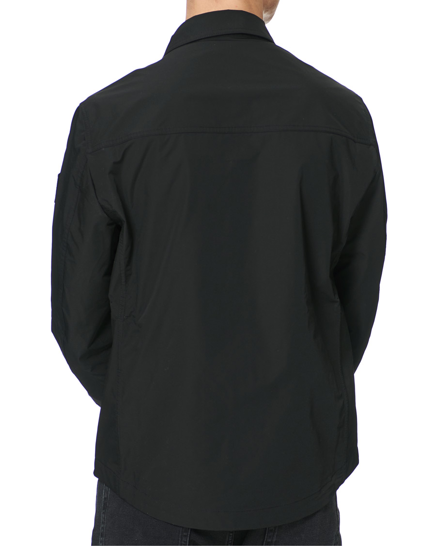 Homme | Chemises | Belstaff | Wayfare Memory Shell Zip Overshirt Black