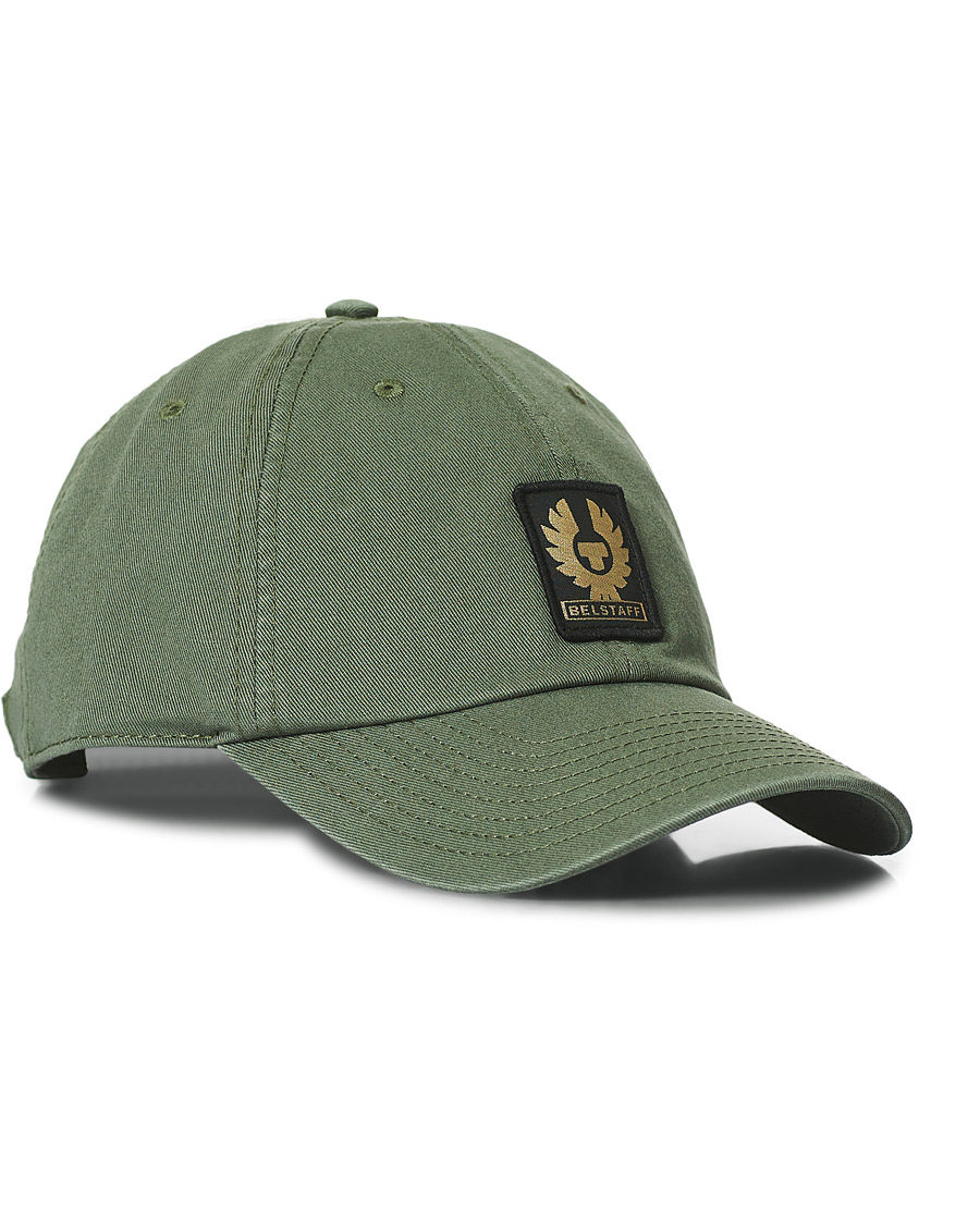 Homme | Belstaff Phoenix Logo Cap Moss | Belstaff | Phoenix Logo Cap Moss