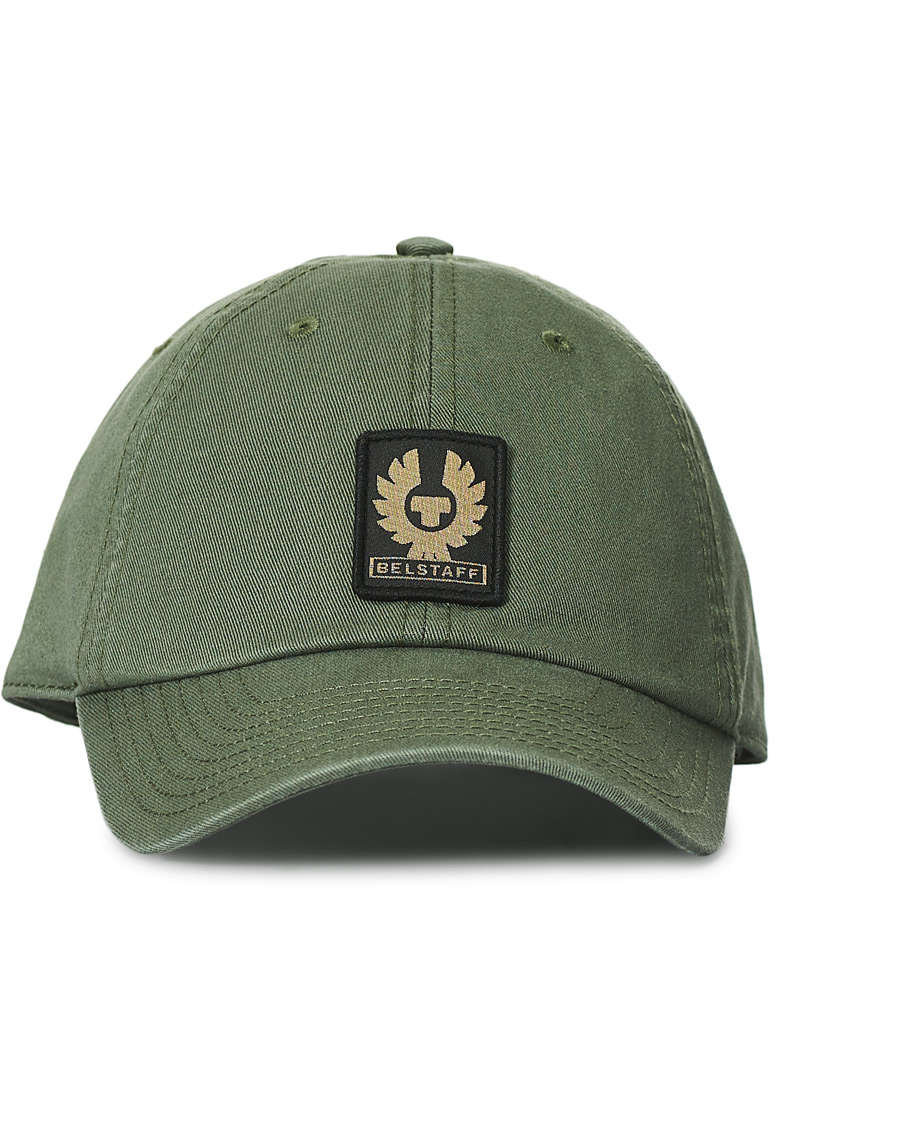 Homme | Belstaff Phoenix Logo Cap Moss | Belstaff | Phoenix Logo Cap Moss