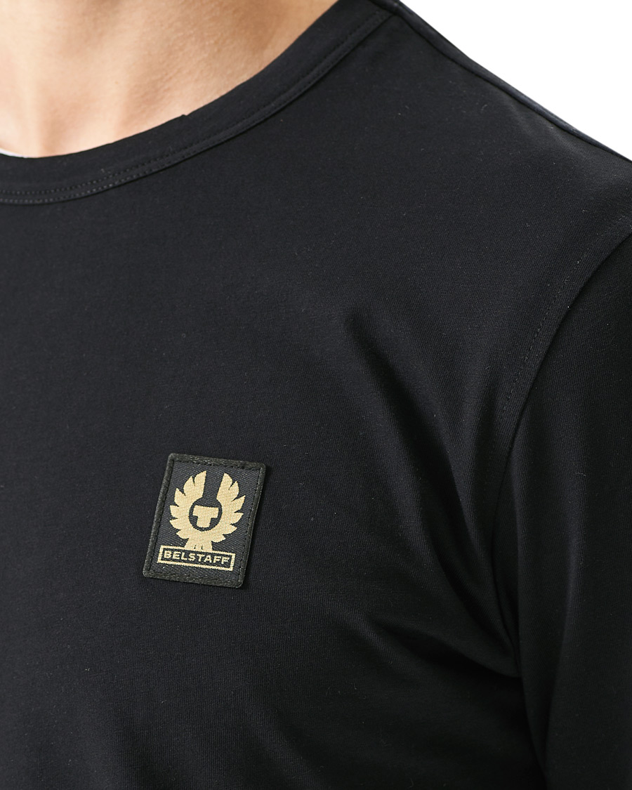 Heren | T-shirts | Belstaff | Long Sleeve Logo Tee Black