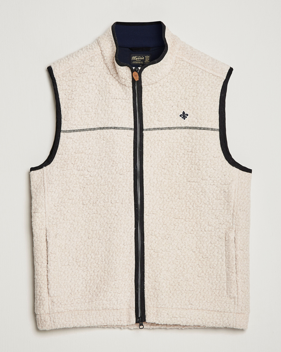 Homme | Gilets | Morris | Whitfield Pile Vest White
