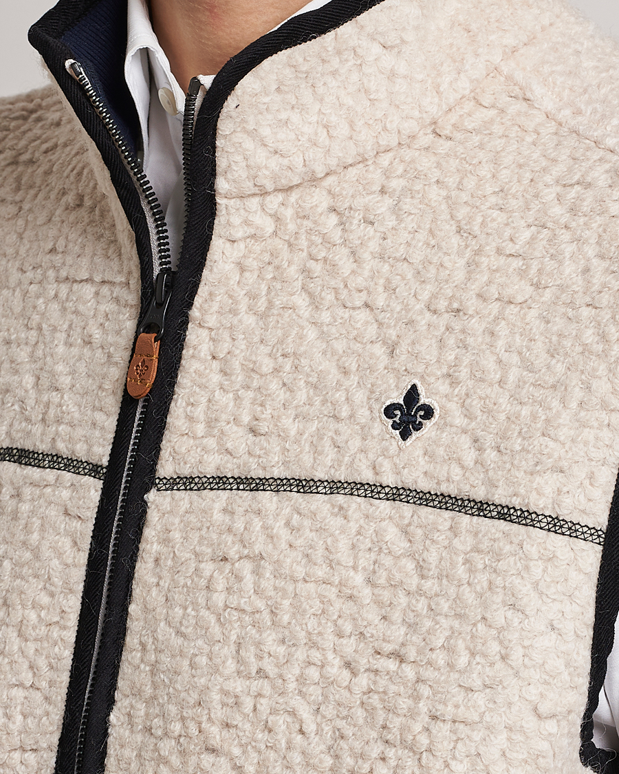 Homme | Gilets | Morris | Whitfield Pile Vest White