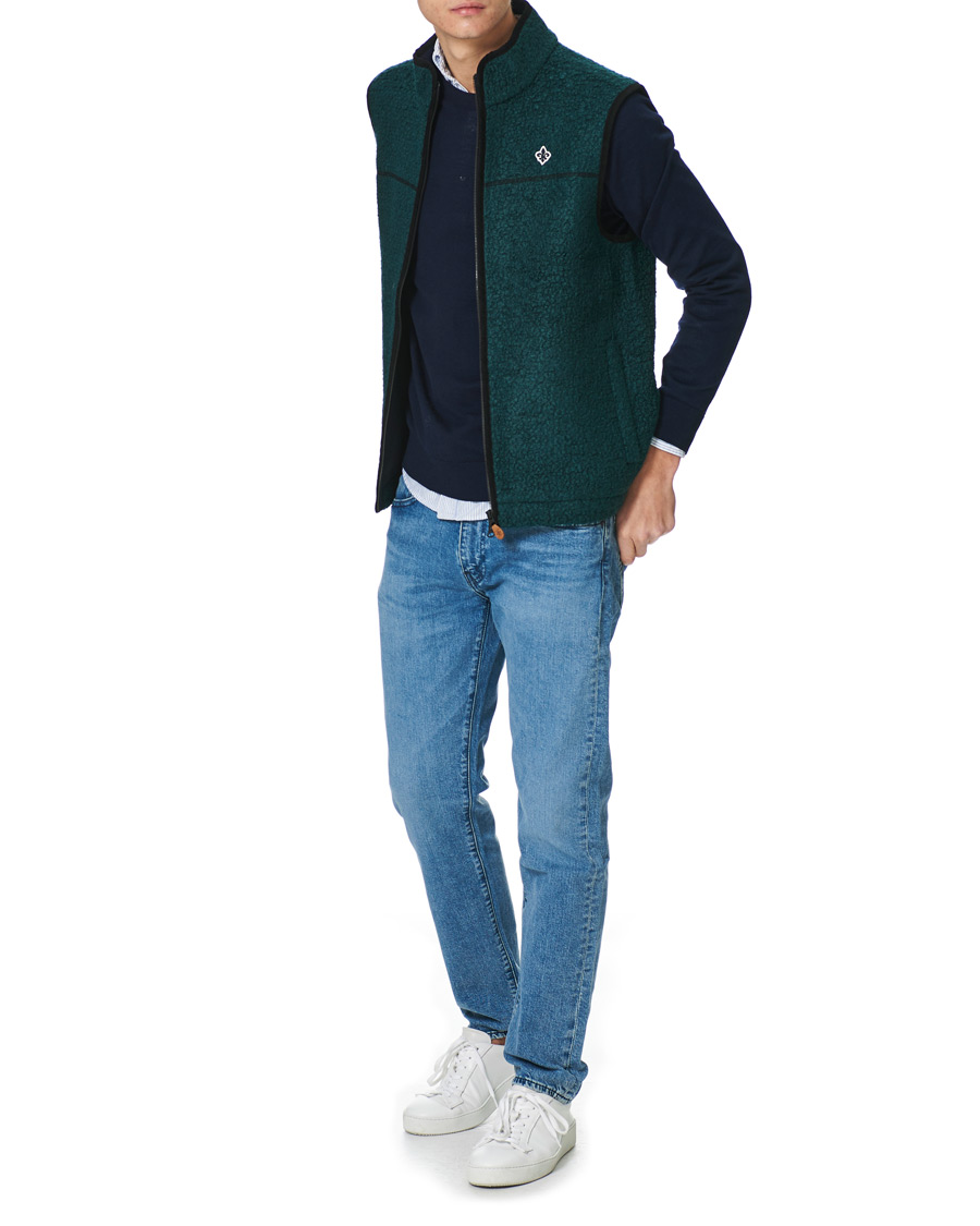 Heren | Jassen | Morris | Whitfield Vest Emerald Green