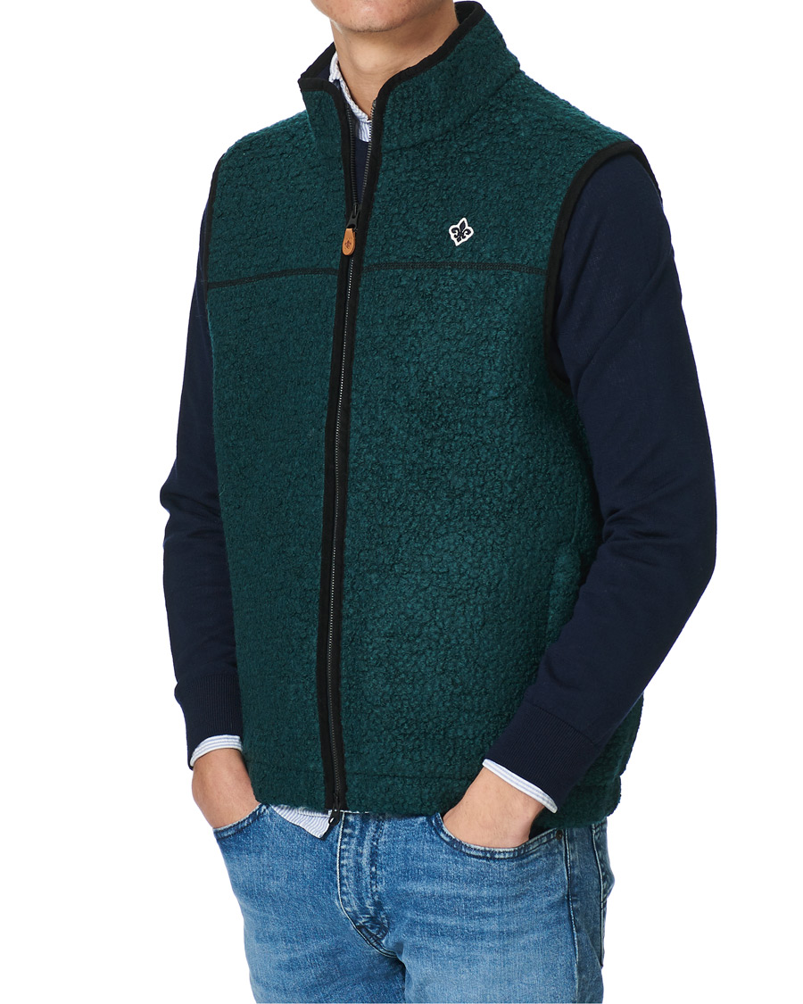 Heren | Jassen | Morris | Whitfield Vest Emerald Green