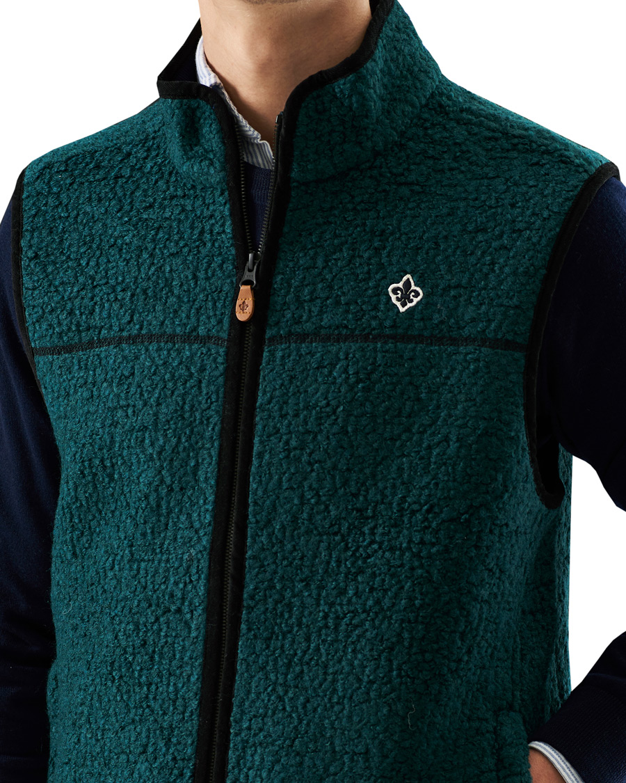 Heren | Jassen | Morris | Whitfield Vest Emerald Green