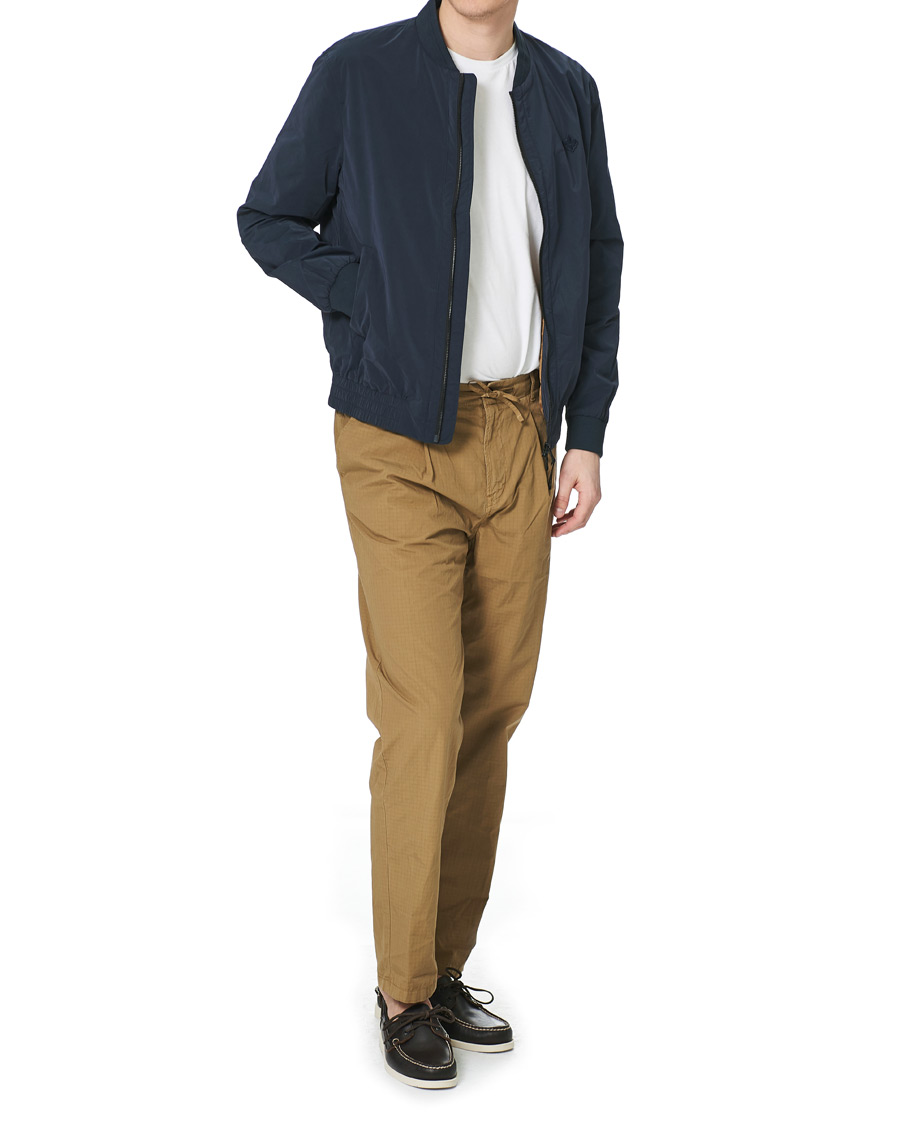 Heren | Jassen | Morris | Nicolas Nylon Bomber Jacket Old Blue
