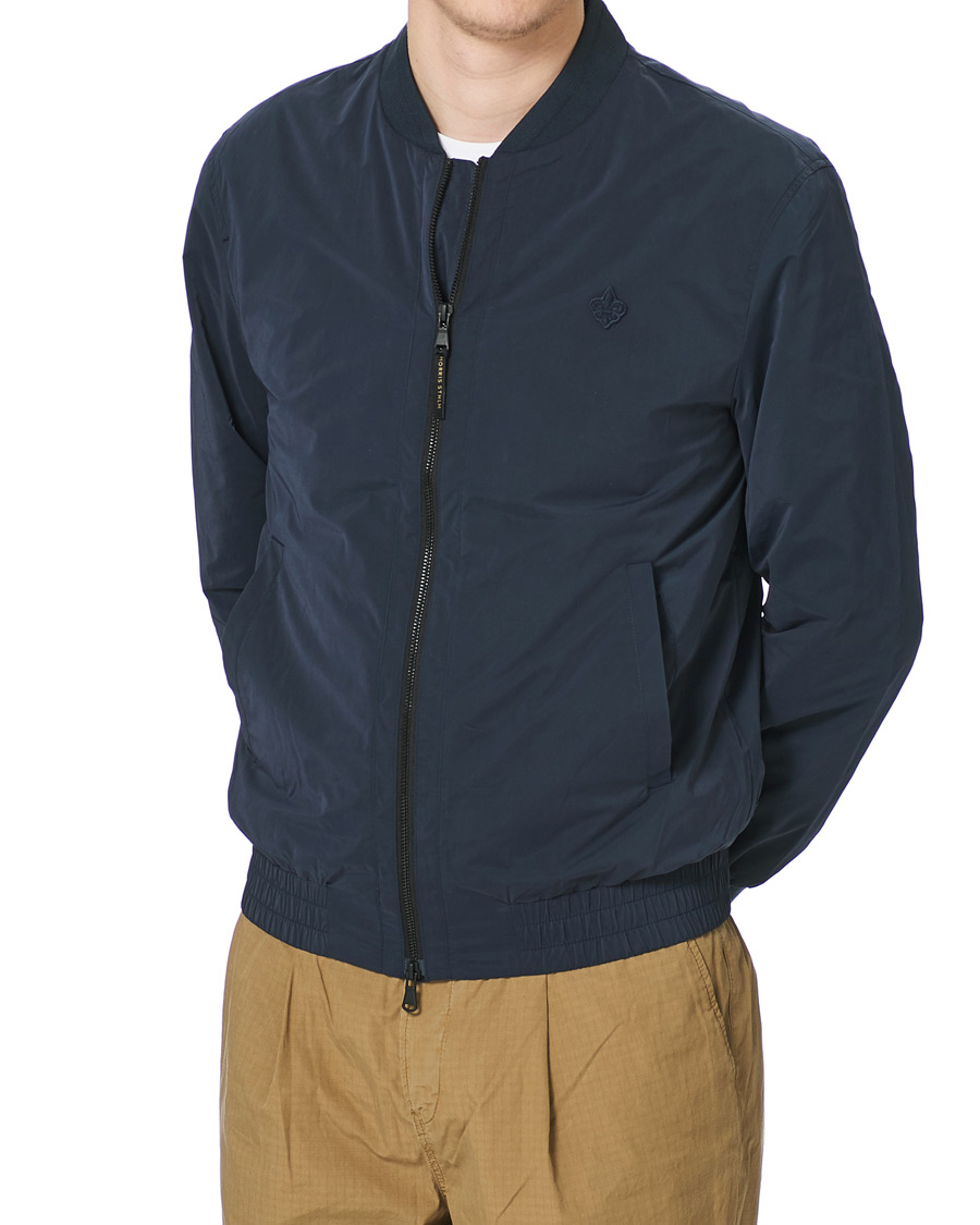 Heren | Jassen | Morris | Nicolas Nylon Bomber Jacket Old Blue