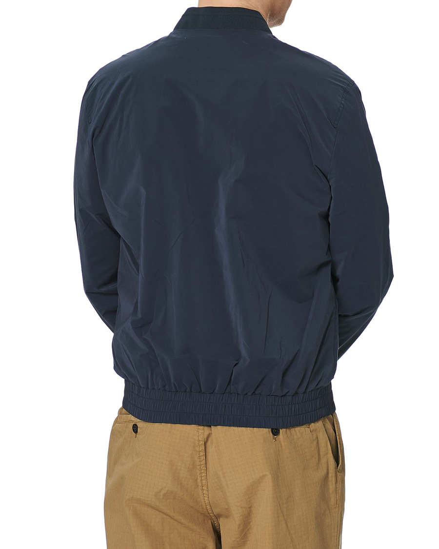 Heren | Jassen | Morris | Nicolas Nylon Bomber Jacket Old Blue