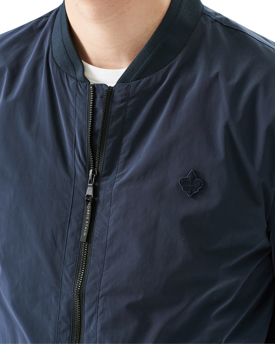 Heren | Jassen | Morris | Nicolas Nylon Bomber Jacket Old Blue