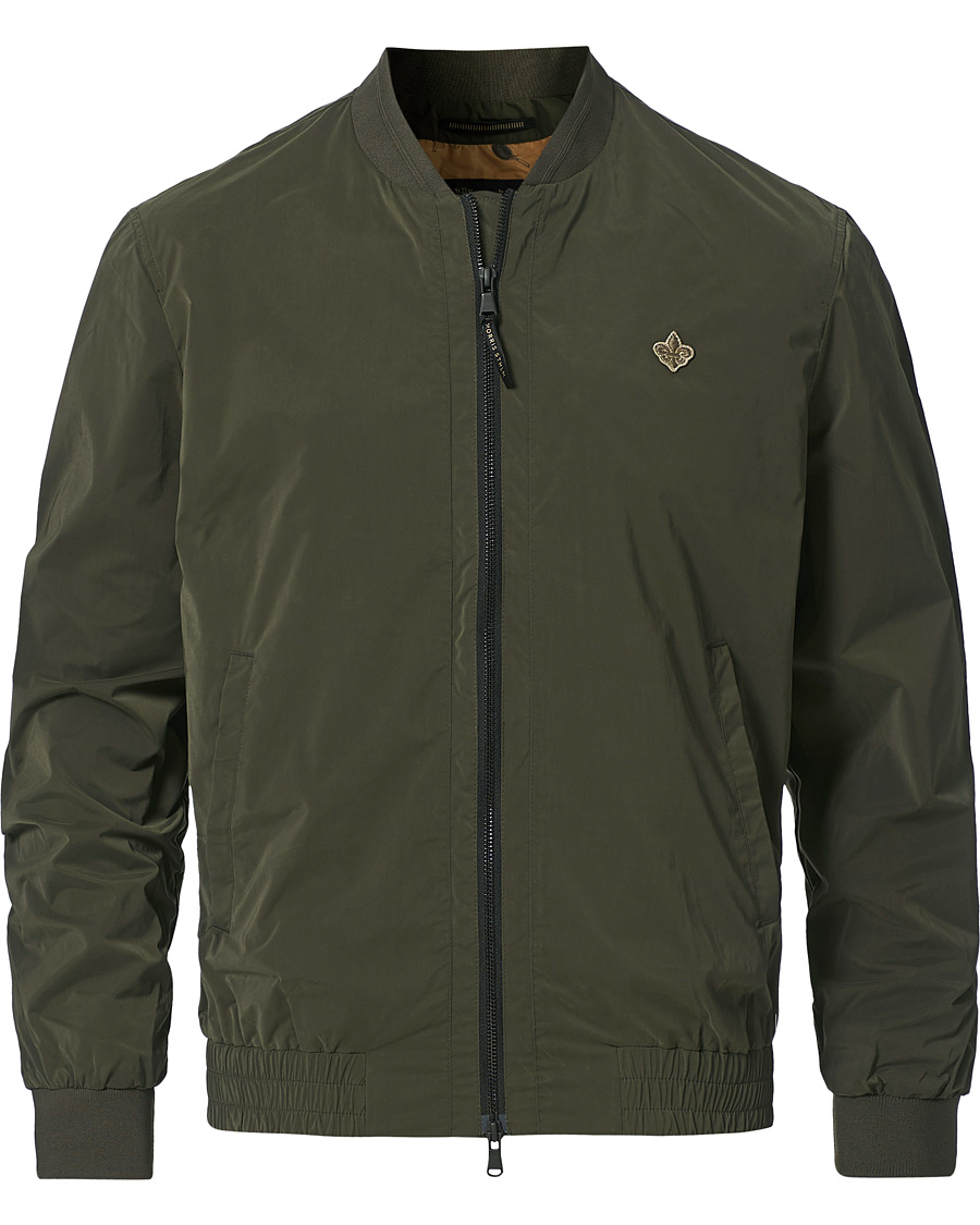 Heren | Jassen | Morris | Nicolas Nylon Bomber Jacket Olive