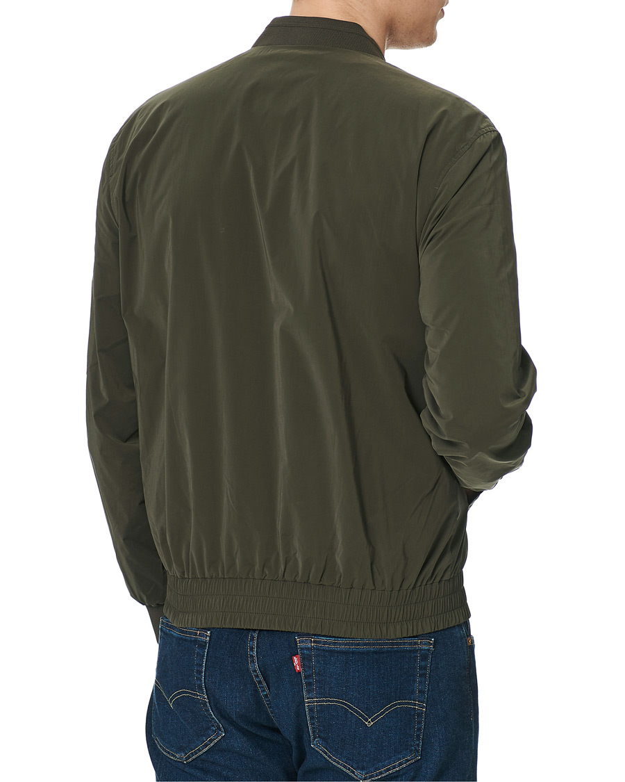 Heren | Jassen | Morris | Nicolas Nylon Bomber Jacket Olive