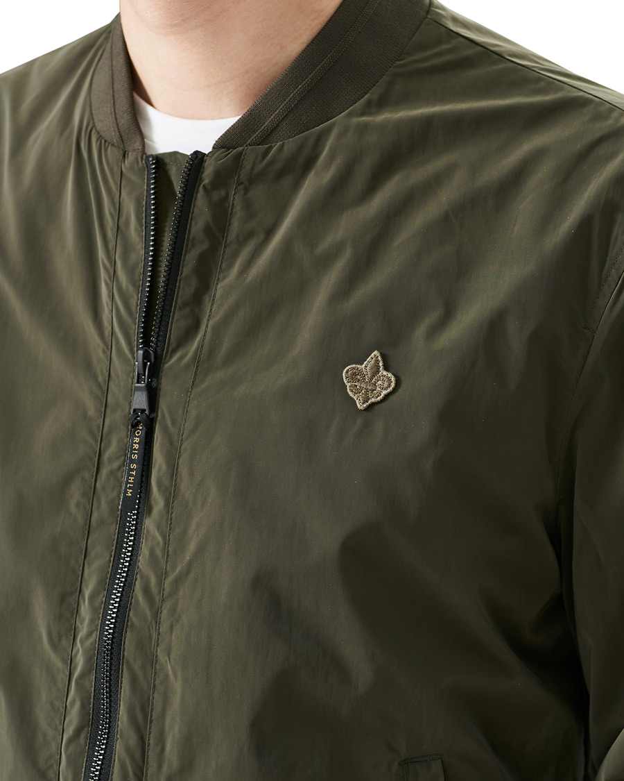 Heren | Jassen | Morris | Nicolas Nylon Bomber Jacket Olive