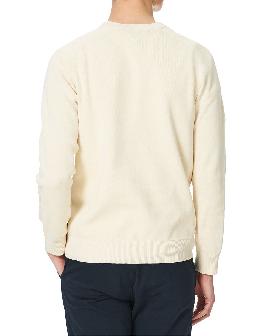 Heren | Truien | Morris | Hilyard Knitted V-Neck Sweater Off White