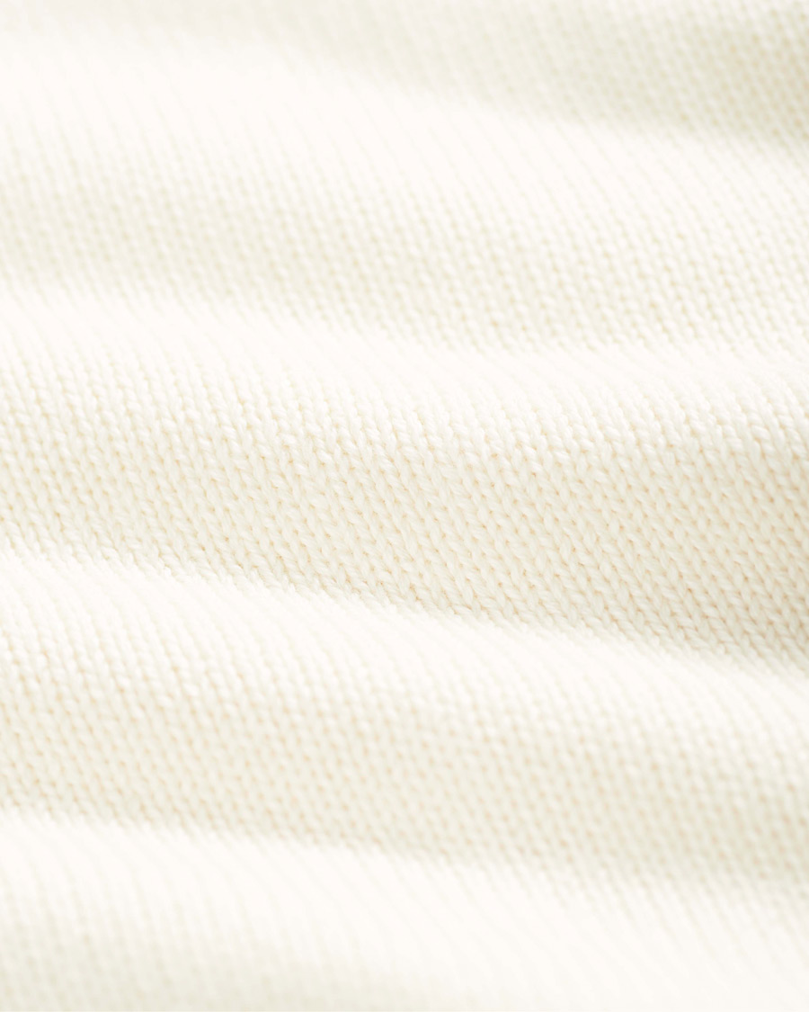 Homme | Pulls Et Tricots | Morris | Norton Logo Knitted Half-Zip Off White