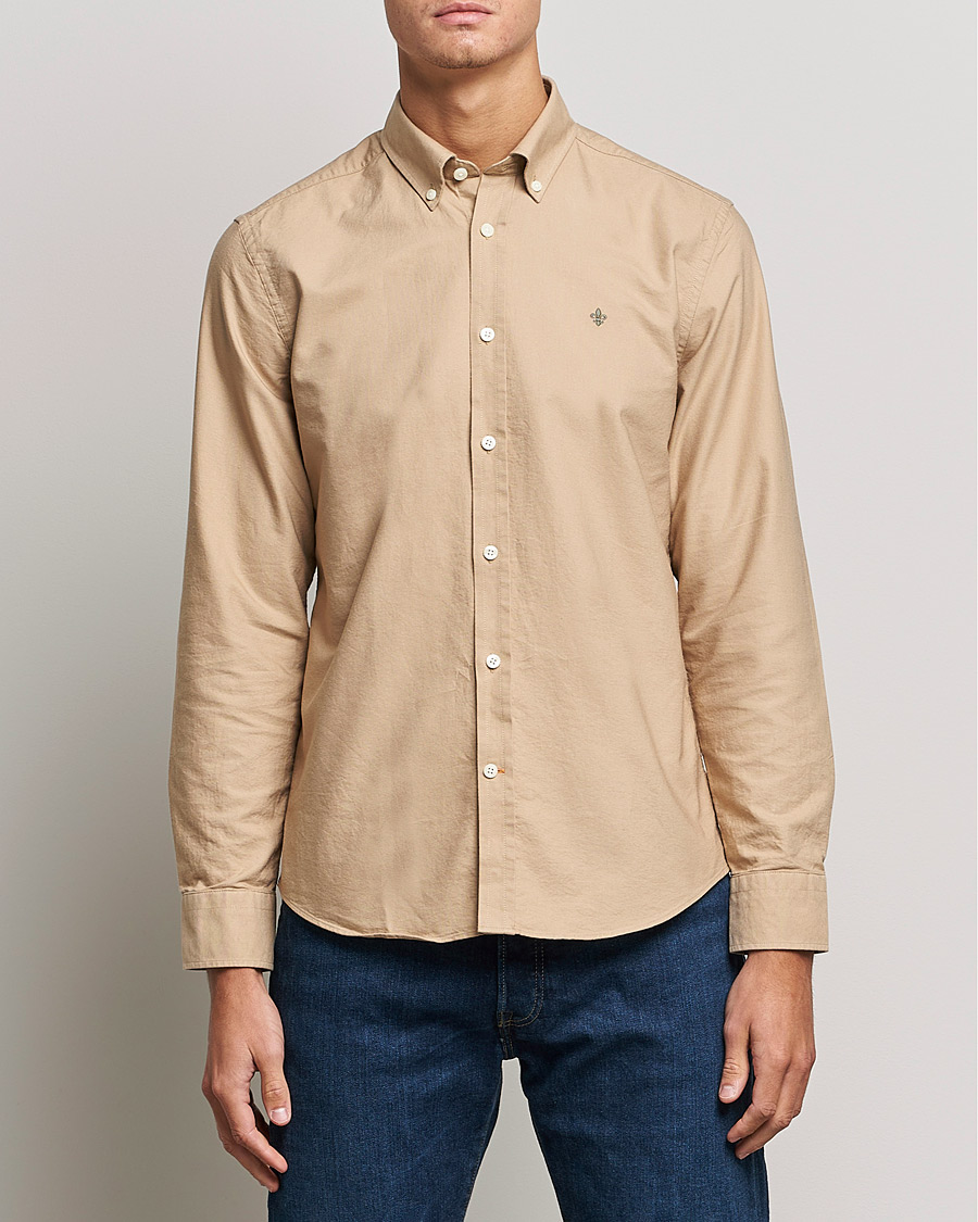 Homme | Chemises | Morris | Douglas Oxford Shirt Khaki