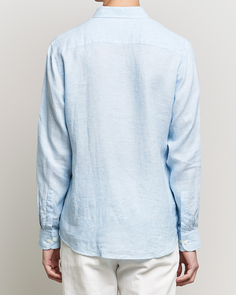 Homme | Chemises | Morris | Douglas Linen Shirt Light blue