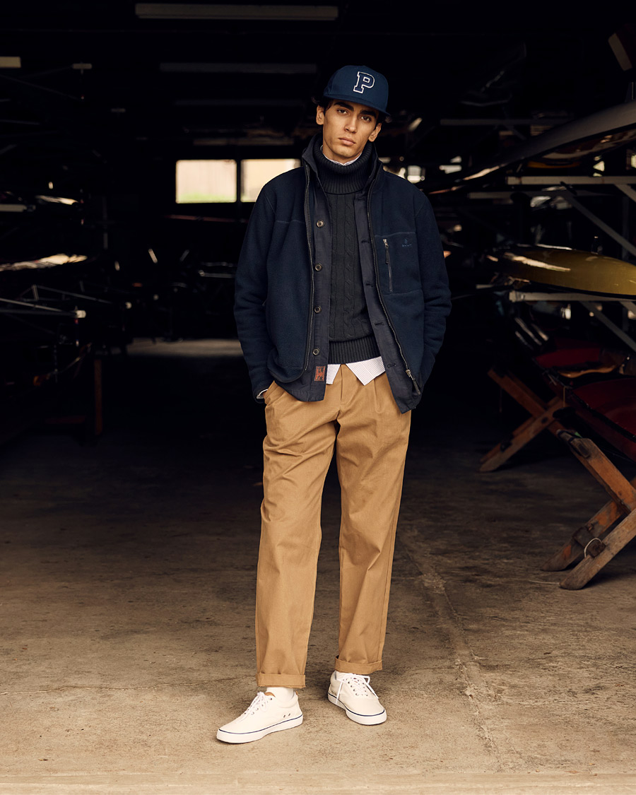 Homme | Chemises | Morris | Morley Ripstop Shirt Jacket Old Blue