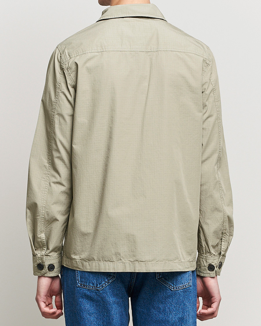 Heren | Overhemden | Morris | Morley Ripstop Shirt Jacket Light Green