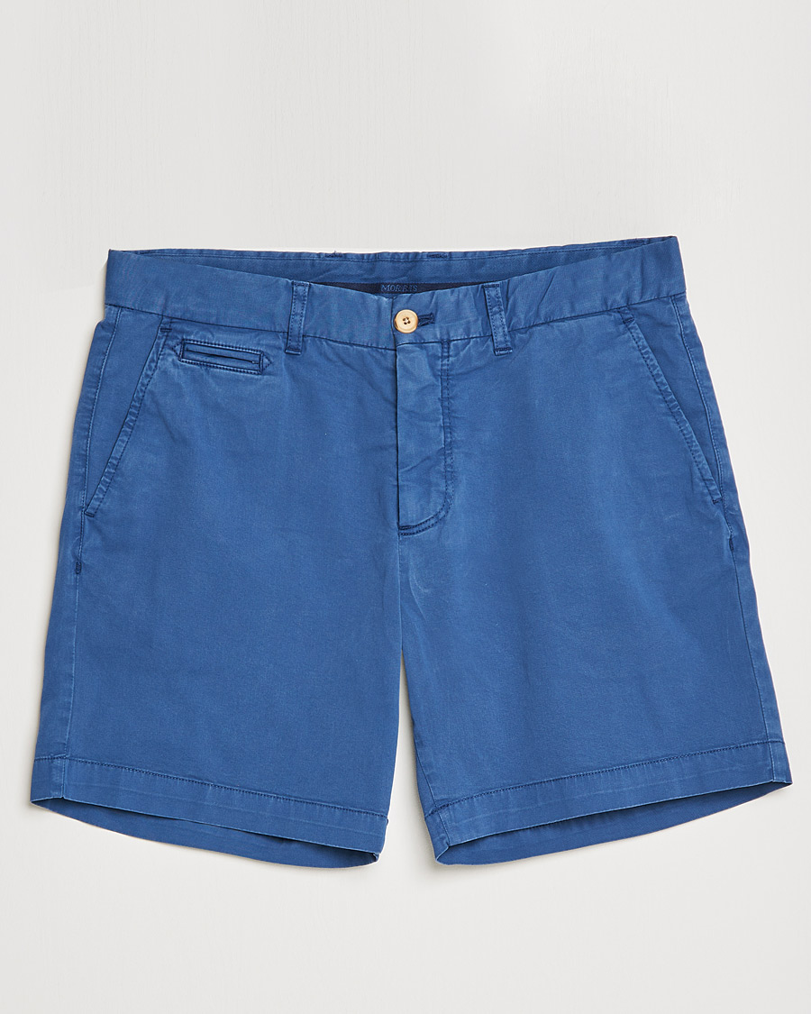 Homme | Shorts | Morris | Light Twill Chino Shorts Blue