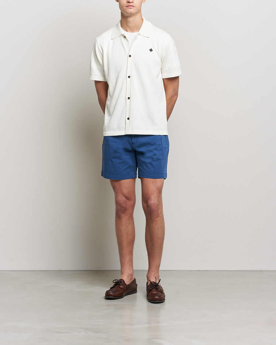 Homme | Shorts | Morris | Light Twill Chino Shorts Blue