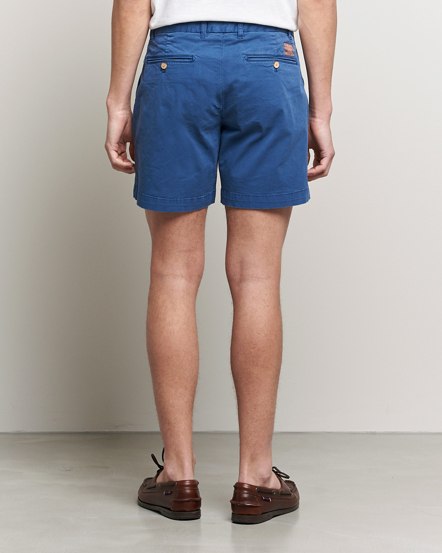 Homme | Shorts | Morris | Light Twill Chino Shorts Blue