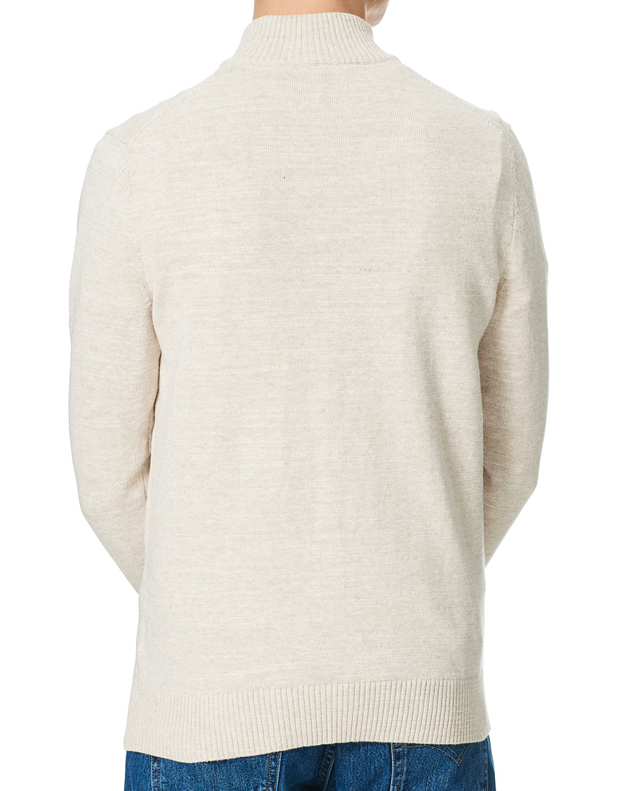 Homme | Pulls Et Tricots | Morris | Randall Cotton Half Zip Ecru