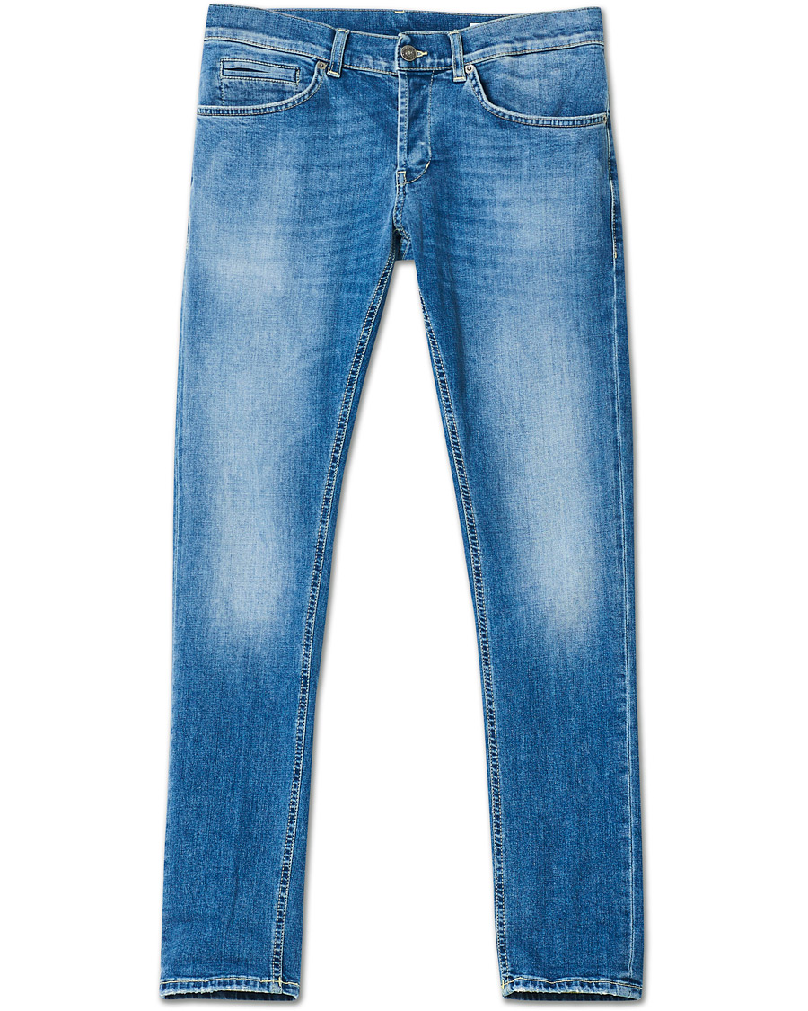 Heren | Jeans | Dondup | George Jeans Medium Blue