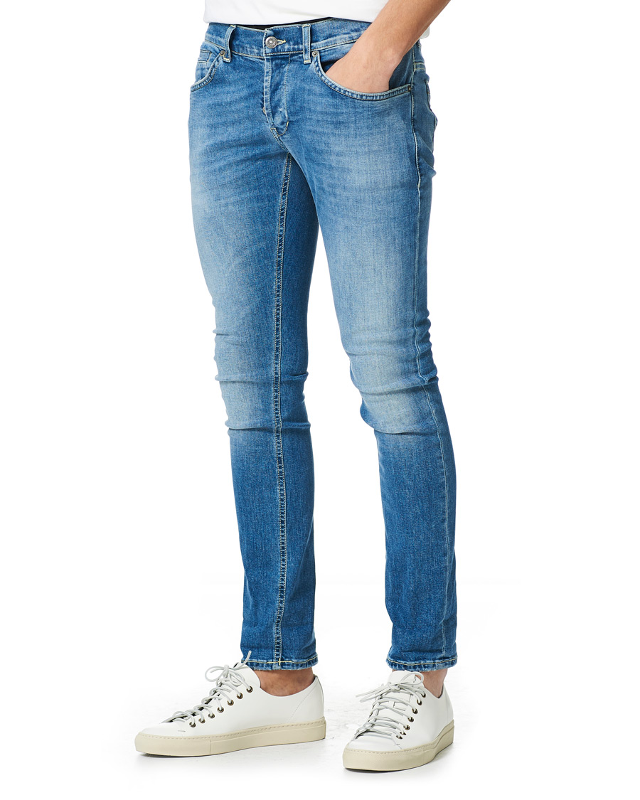 Heren | Jeans | Dondup | George Jeans Medium Blue