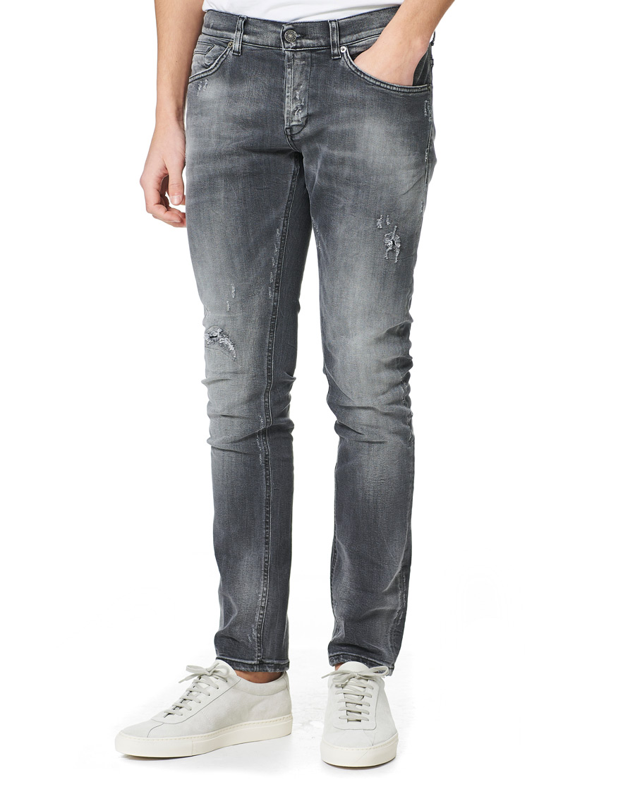 Homme | Jeans | Dondup | George Jeans Destoryed Medium Grey