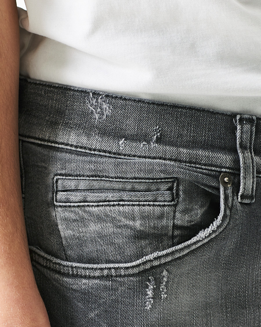 Homme | Jeans | Dondup | George Jeans Destoryed Medium Grey