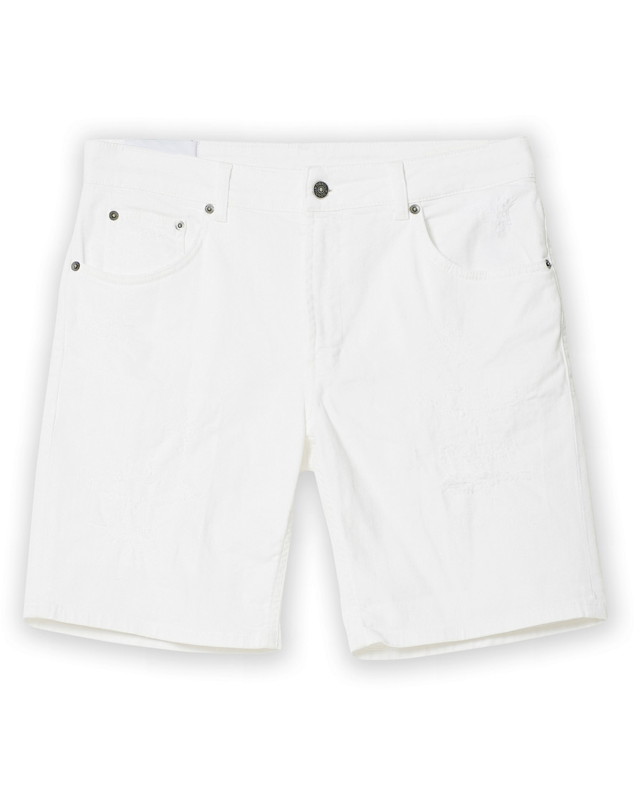 Homme | Shorts | Dondup | Derek Denim Shorts Detroyed White