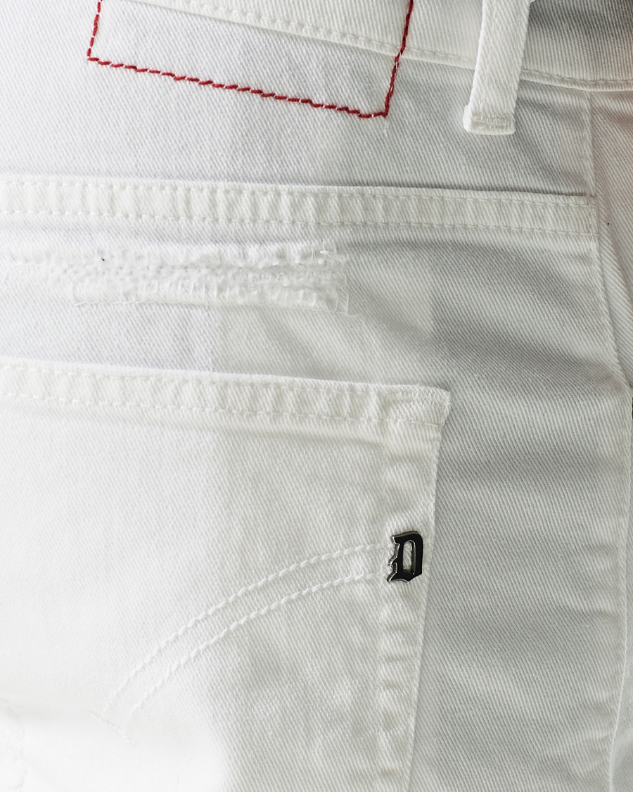 Homme | Shorts | Dondup | Derek Denim Shorts Detroyed White