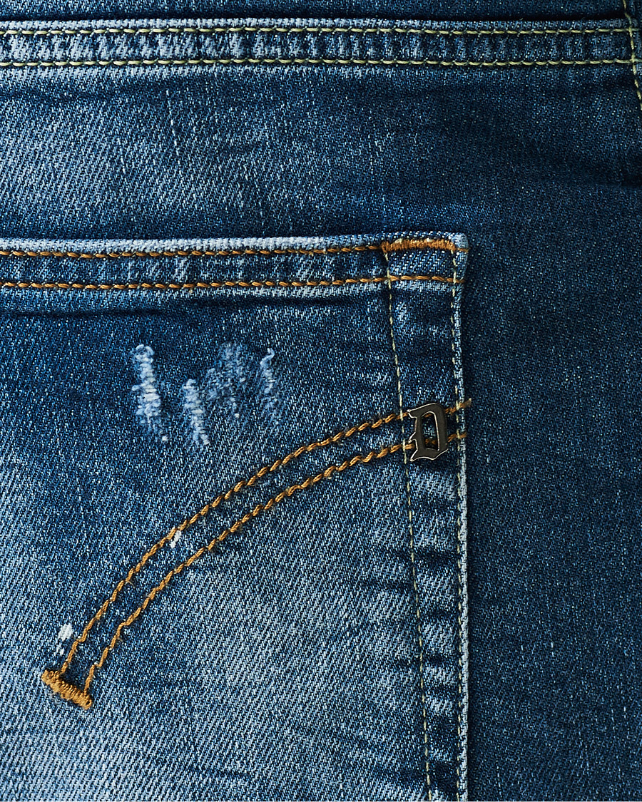 Homme | Shorts | Dondup | Derek Denim Shorts Distressed Blue